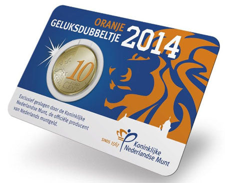Paesi Bassi 10 Centesimi Colorati 2014